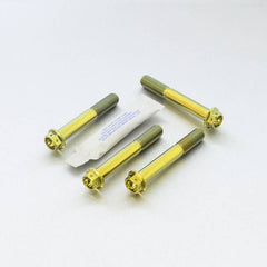 Pro Bolt Titanium Front Brake Caliper Mount Bolt Kit Race Spec (TIFBMON190R)