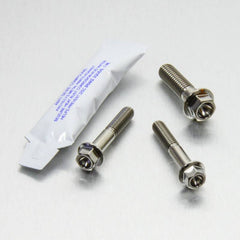Pro Bolt Titanium Exhaust Mount Bolt Kit (TIEXHAUST190) Natural Silver