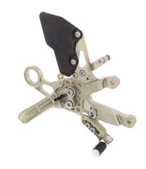 ATTACK PERFORMANCE REAR SET KIT WITH SHIFT LEVER, BMW S1000RR, 2015- , AERO HARD 360 View
