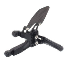 ATTACK PERFORMANCE REAR SET KIT WITH SHIFT LEVER, BMW S1000RR, 2015- , BLACK 360 View