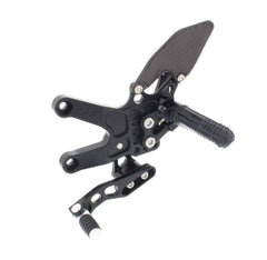 ATTACK PERFORMANCE REAR SET KIT WITH SHIFT LEVER, BMW S1000RR, 2010- , BLACK