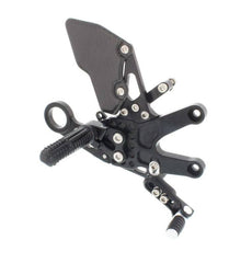 ATTACK PERFORMANCE REAR SET KIT WITH SHIFT LEVER, BMW S1000RR, 2010- , BLACK