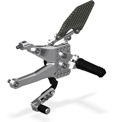 ATTACK PERFORMANCE REAR SET KIT, DUCATI V4, 2018 -, CLEAR