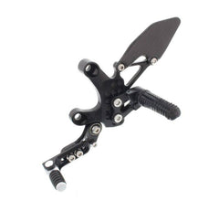 ATTACK PERFORMANCE REAR SET KIT W/SHIFT AND BRAKE LEVERS, DUCATI , BLACK