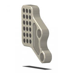ATTACK PERFORMANCE RT. BRACKET, ADJ., SUZ GSXR6/7, 06-10, AERO HARD