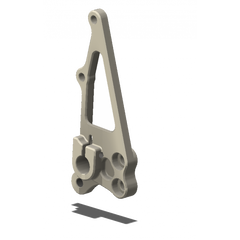 ATTACK PERFORMANCE RT. PEG HOLDER, GSXR6/750/1000 06-10, AERO HARD