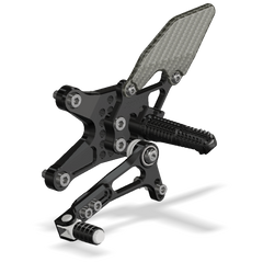 ATTACK PERFORMANCE REAR SET KIT, 1290 KTM SUPERDUKE 14-19 , BLACK