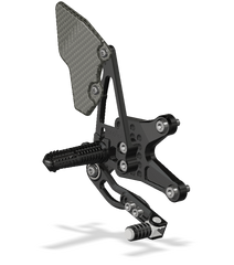 ATTACK PERFORMANCE REAR SET KIT, 1290 KTM SUPERDUKE 14-19 , BLACK