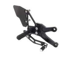 ATTACK PERFORMANCE REAR SET KIT, YZF R1 09-14, W/SHIFT LEVER, BLACK