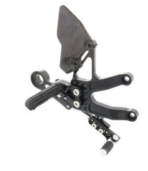 ATTACK PERFORMANCE REAR SET KIT, TRIUMPH 675 13- , BLACK