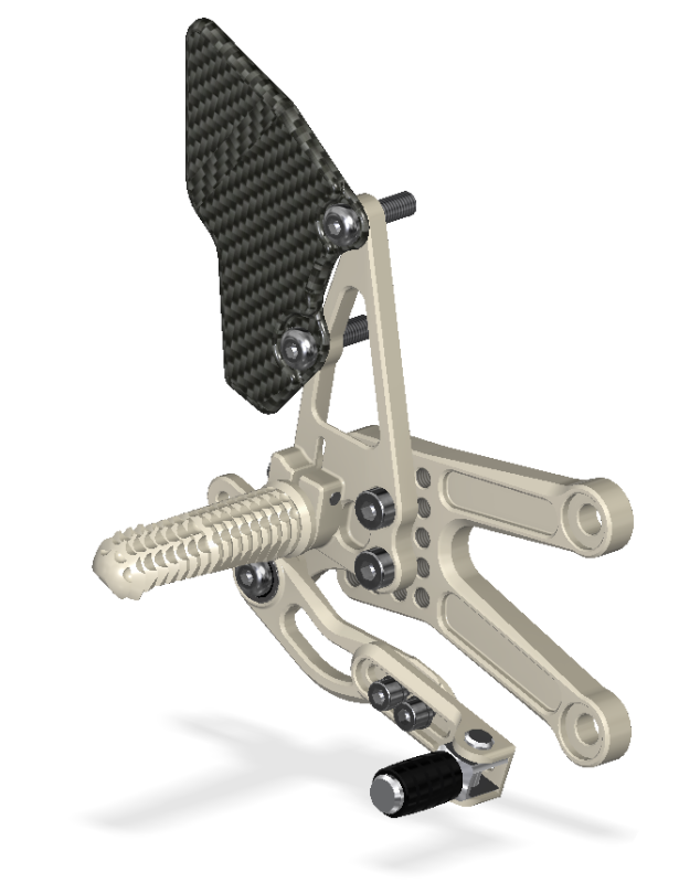 Attack 06-10 Kawasaki ZX10R Rear Set Kit Aero-Hard | HHR Performance Attack 06-10 Kawasaki ZX10R Rear Set Kit Aero-Hard | HHR Performance