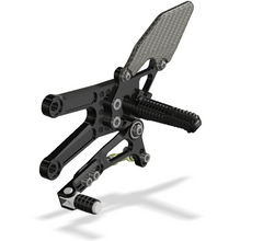 ATTACK PERFORMANCE REAR SET KIT, ZX10R, 06-10, BLACK