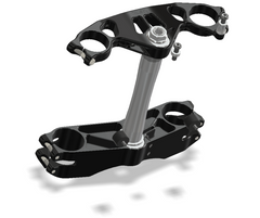 ATTACK PERFORMANCE TRIPLE CLAMP KIT, GP, ZX-10 08-10 BLACK
