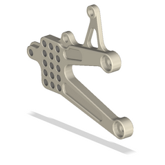 ATTACK PERFORMANCE RT. BRACKET, YAM R-1 04-06, AERO HARD