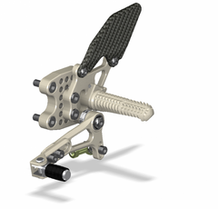 ATTACK PERFORMANCE REAR SET KIT, GSXR600/750 04-05, AERO HARD