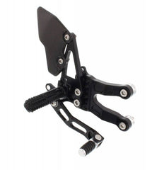 ATTACK PERFORMANCE REAR SET KIT, HON CBR600RR 07- , BLACK