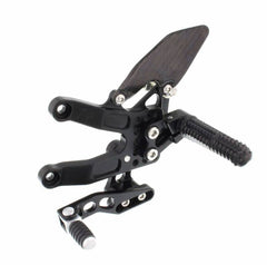 ATTACK PERFORMANCE REAR SET KIT, TRIUMPH 675 13- , BLACK
