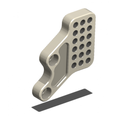 ATTACK PERFORMANCE LT. BRACKET, ADJ., SUZ GSXR6/7, 06-10, AERO HARD