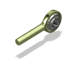 ATTACK PERFORMANCE METRIC SPHERICAL ROD END, RIGHT HAND MALE, 6X1.0