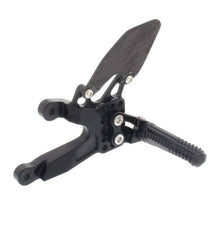 ATTACK PERFORMANCE REAR SET KIT WITH SHIFT LEVER, BMW S1000RR, 2015- , BLACK 360 View