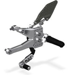 ATTACK PERFORMANCE REAR SET KIT, DUCATI V4, 2018 -, CLEAR