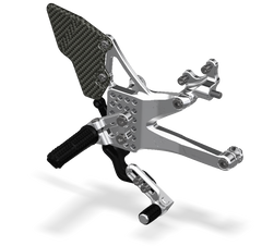 ATTACK PERFORMANCE REAR SET KIT, DUCATI V4, 2018 -, CLEAR