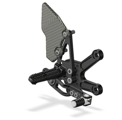 ATTACK PERFORMANCE REAR SET KIT, ZX10R, 16- , BLACK