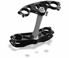 ATTACK PERFORMANCE TRIPLE CLAMP KIT, GP, ZX-10 08-10 BLACK