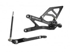 Extreme Components rearset CBR1000RRR 2020 GP shift black w alum guard