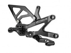 Extreme Components rearset CBR1000RRR 2020 GP shift black w alum guard