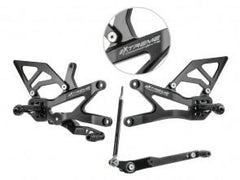 Extreme Components rearsets CBR1000RRR 2020 STD shift black w alum