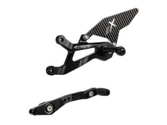 Extreme Components Rearset BMW S1000RR 15-19 STD/GP black w carbon