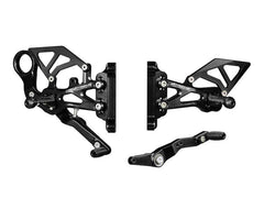 Extreme Components Rearset BMW S1000RR 20-21 STD/GP black w alum