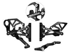 Extreme Components Rearset BMW S1000RR 20-21 STD/GP black w alum