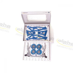 Alpha Racing Rear stand aluminum, blue