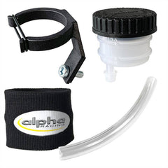 Alpha Racing Brake Fluid Reservoir Kit 30 ml BMW S1000RR M1000RR 2020+ for oem triple clamp