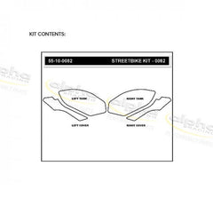 Alpha Racing StompGrip clear BMW S1000RR/HP4 2009-2014
