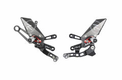 LighTech "R" Version Ajustable Rear Sets Reverse Shifting Aprilia RSV4/RF Tuono V4 2018-2021