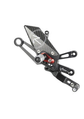 LighTech "R" Version Ajustable Rear Sets Reverse Shifting Aprilia RSV4/RF Tuono V4 2018-2021