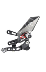 LighTech "R" Version Ajustable Rear Sets Reverse Shifting Aprilia RSV4/RF Tuono V4 2018-2021