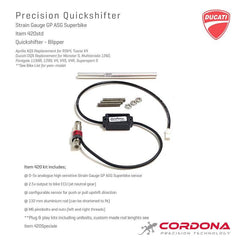 Cordona GP ASG Superbike Quickshifter-Blipper, Ducati DQS Replacement