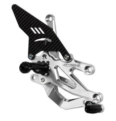 Extreme Components Rearset Yamaha R7 2021-22 STD/GP Black /Carbon