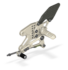 ATTACK PERFORMANCE REAR SET KIT, YAM R7 22- , AERO HARD