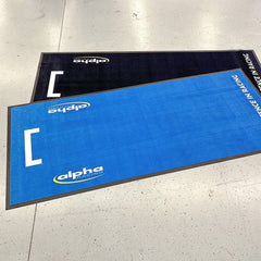 Alpha Racing Bike carpet 240x100 cm, blue