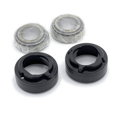 Alpha Racing Steering head bearing insert kit, 0.5 degrees BMW S 1000 RR 2019- (K67) and M 1000 RR 2021- (K66) black