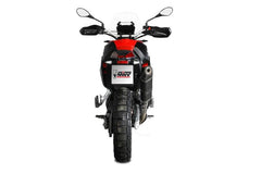 MIVV Slip-on Speed Edge Black Stainless Steel Exhaust For Aprilia Tuareg 660 2022 - 2023