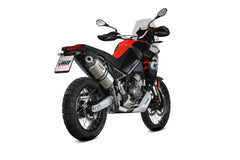 MIVV Slip-on Speed Edge Black TITANIUM Exhaust For Aprilia Tuareg 660 2022 - 2023