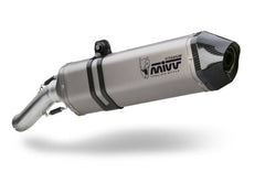 MIVV Slip-on Speed Edge Titanium With Carbon Cap Exhaust For BMW R 1200 GS / Adventure 2004 - 2007