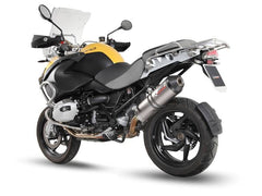 MIVV Slip-on Oval Titanium With Carbon Cap Exhaust For BMW R 1200 GS / Adventure 2010 - 2012