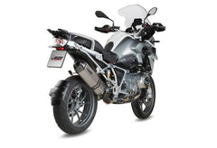 MIVV Slip-on Speed Edge Titanium With Carbon Cap Exhaust For BMW R 1200 GS / Adventure 2013 - 2018